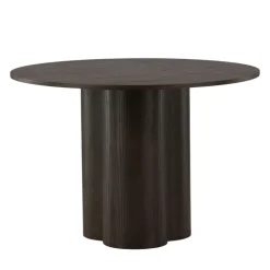 Venture Home OLIVIA Table à manger 4 personnes ronde en bois