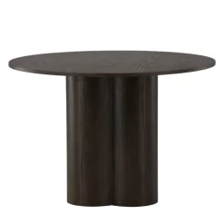 Venture Home OLIVIA Table à manger 4 personnes ronde en bois