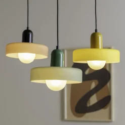 Leitmotiv OPACO GRATO Suspension en métal avec abat-jour cylindrique