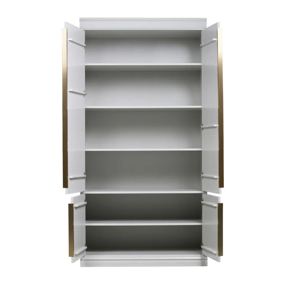Woood ORGANIZE Armoire 4 portes en bois H215cm