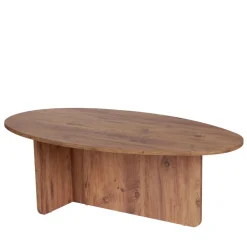 Drawer ORIS Table basse organique en bois 120x65cm