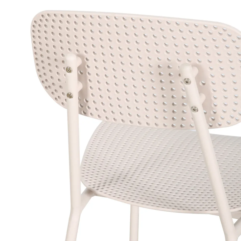 Drawer ORKA Ensemble table et chaises de jardin 4 personnes en métal