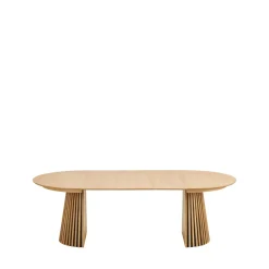 House Nordic OSAKA Table à manger extensible 4 à 10 personnes 120-240x120cm en bois