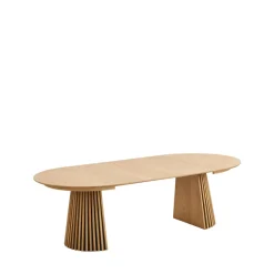 House Nordic OSAKA Table à manger extensible 4 à 10 personnes 120-240x120cm en bois