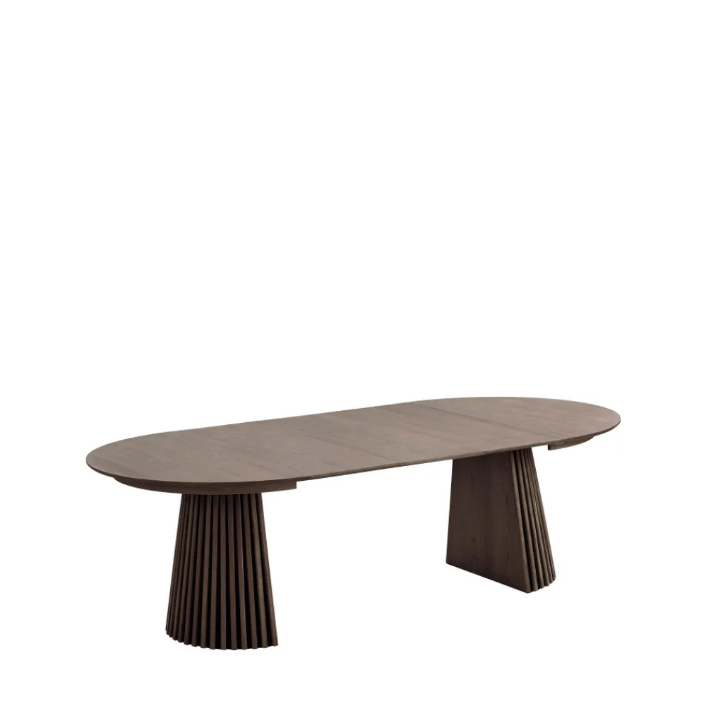 House Nordic OSAKA Table à manger extensible 4 à 10 personnes 120-240x120cm en bois