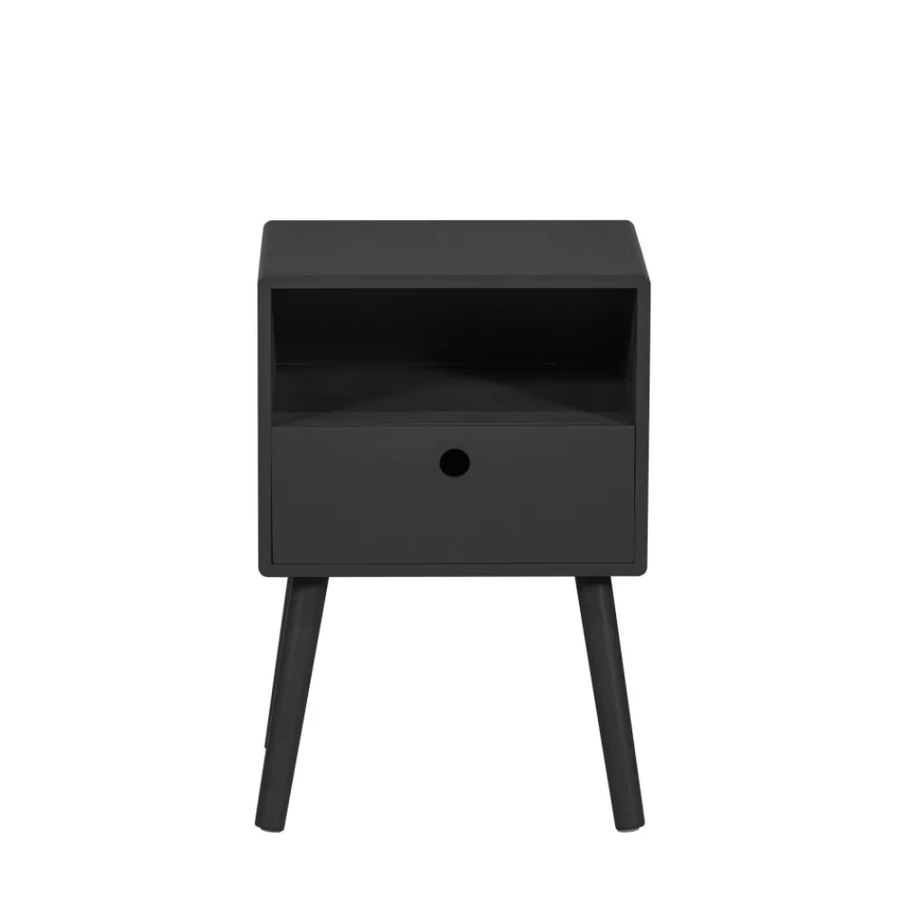 Woood OZZY Table de chevet 1 tiroir, 1 niche en bois