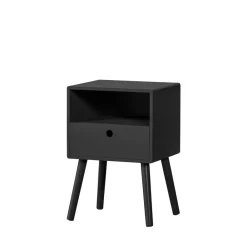 Woood OZZY Table de chevet 1 tiroir, 1 niche en bois