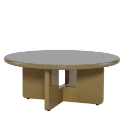 Drawer PALOMA Table basse ronde en bois laqué ø80cm