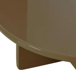 Drawer PALOMA Table basse ronde en bois laqué ø80cm