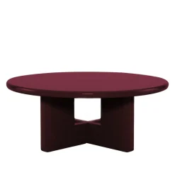Drawer PALOMA Table basse ronde en bois laqué ø80cm