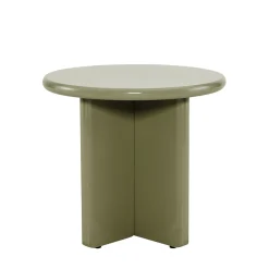 Drawer PALOMA Table d'appoint ronde en bois laqué ø50cm