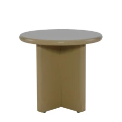 Drawer PALOMA Table d'appoint ronde en bois laqué ø50cm