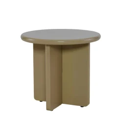 Drawer PALOMA Table d'appoint ronde en bois laqué ø50cm