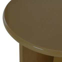 Drawer PALOMA Table d'appoint ronde en bois laqué ø50cm