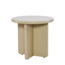 Drawer PALOMA Table d'appoint ronde en bois laqué ø50cm