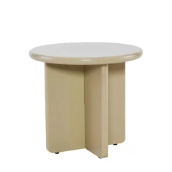 Drawer PALOMA Table d'appoint ronde en bois laqué ø50cm