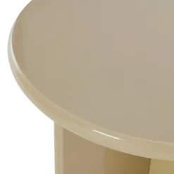 Drawer PALOMA Table d'appoint ronde en bois laqué ø50cm