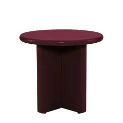 Drawer PALOMA Table d'appoint ronde en bois laqué ø50cm