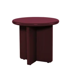 Drawer PALOMA Table d'appoint ronde en bois laqué ø50cm
