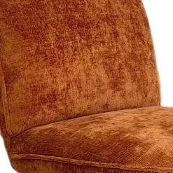 Drawer PARBO Fauteuil pivotant en velours côtelé pied tulipe