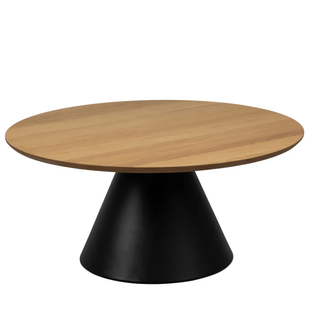 Drawer PARIDES Table basse ronde en bois ø85cm