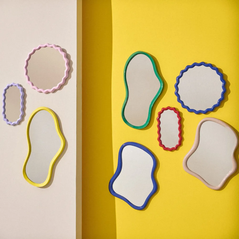 Drawer PARMA Miroir de forme organique 33x63cm