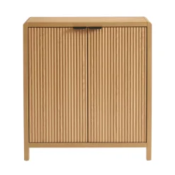 No name PAULA Buffet 2 portes en bois L75cm
