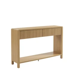No name PAULA Console 2 tiroir en bois L120cm