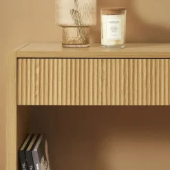 No name PAULA Console 2 tiroir en bois L120cm