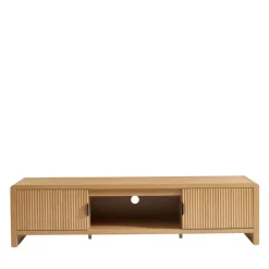 No name PAULA Meuble TV 2 portes en bois L160cm