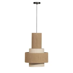 Woood PELLE Suspension ronde en corde ø38cm