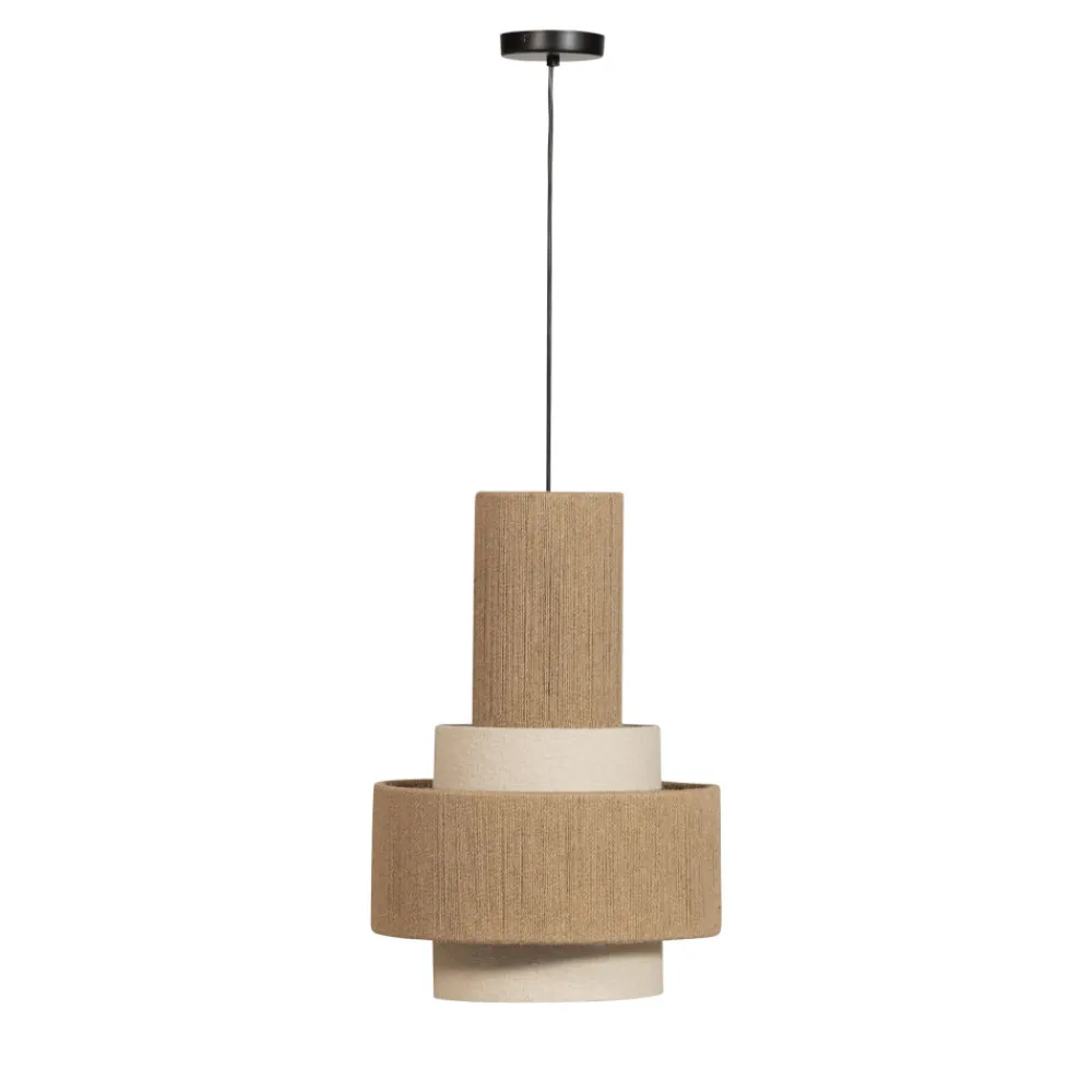 Woood PELLE Suspension ronde en corde ø38cm