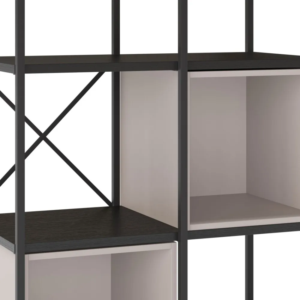 No name PHALOR Etagère en bois et métal 70,50x179cm