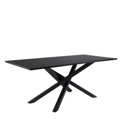 Venture Home PIAZZA Table à manger 8 personnes en bois et métal