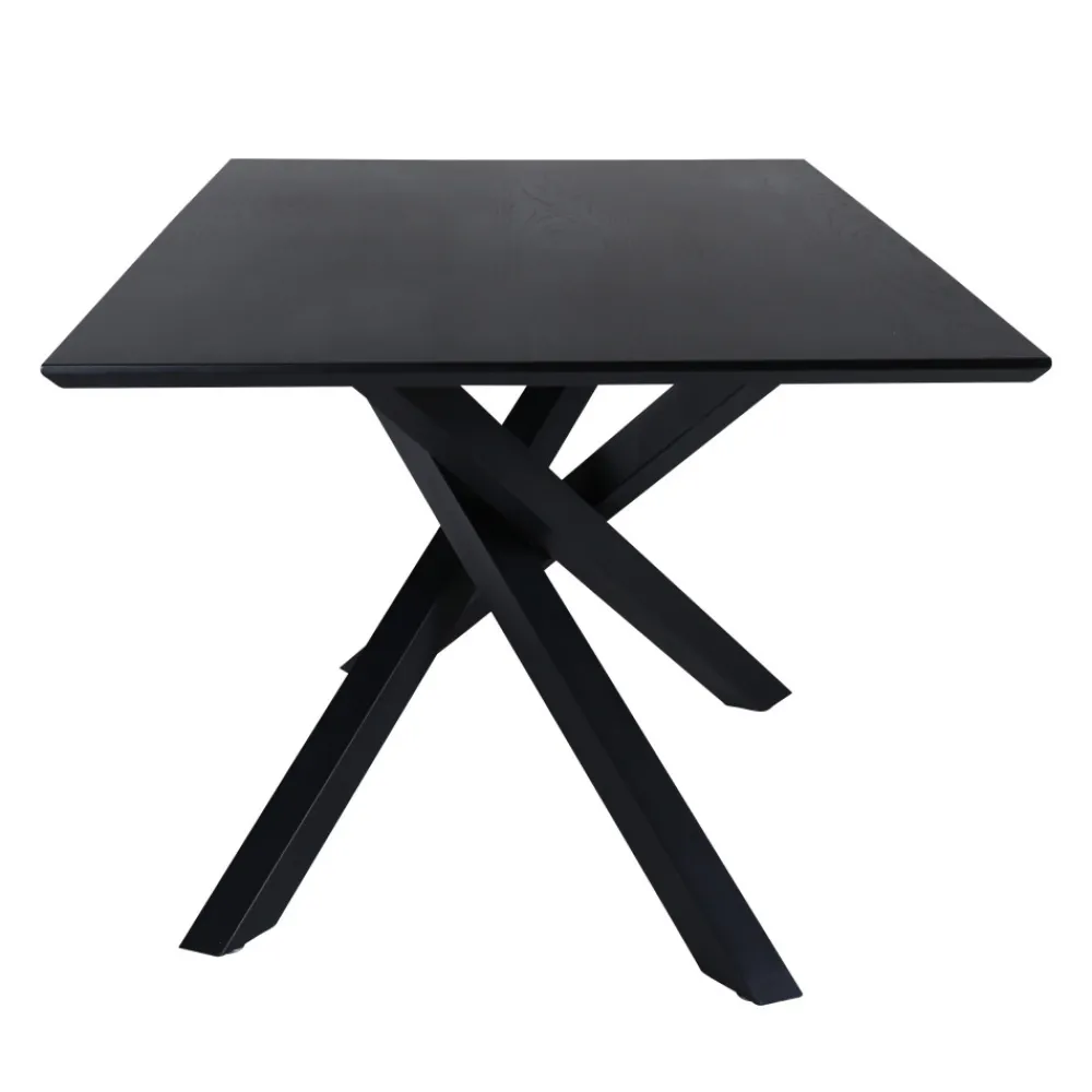 Venture Home PIAZZA Table à manger 8 personnes en bois et métal