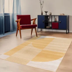 Drawer PILO Tapis à motifs géométriques arrondis