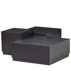 Woood PIM Lot de 3 tables basses en bois