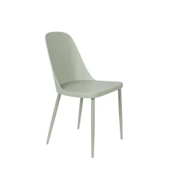 No name PIP Lot de 2 chaises en résine et métal