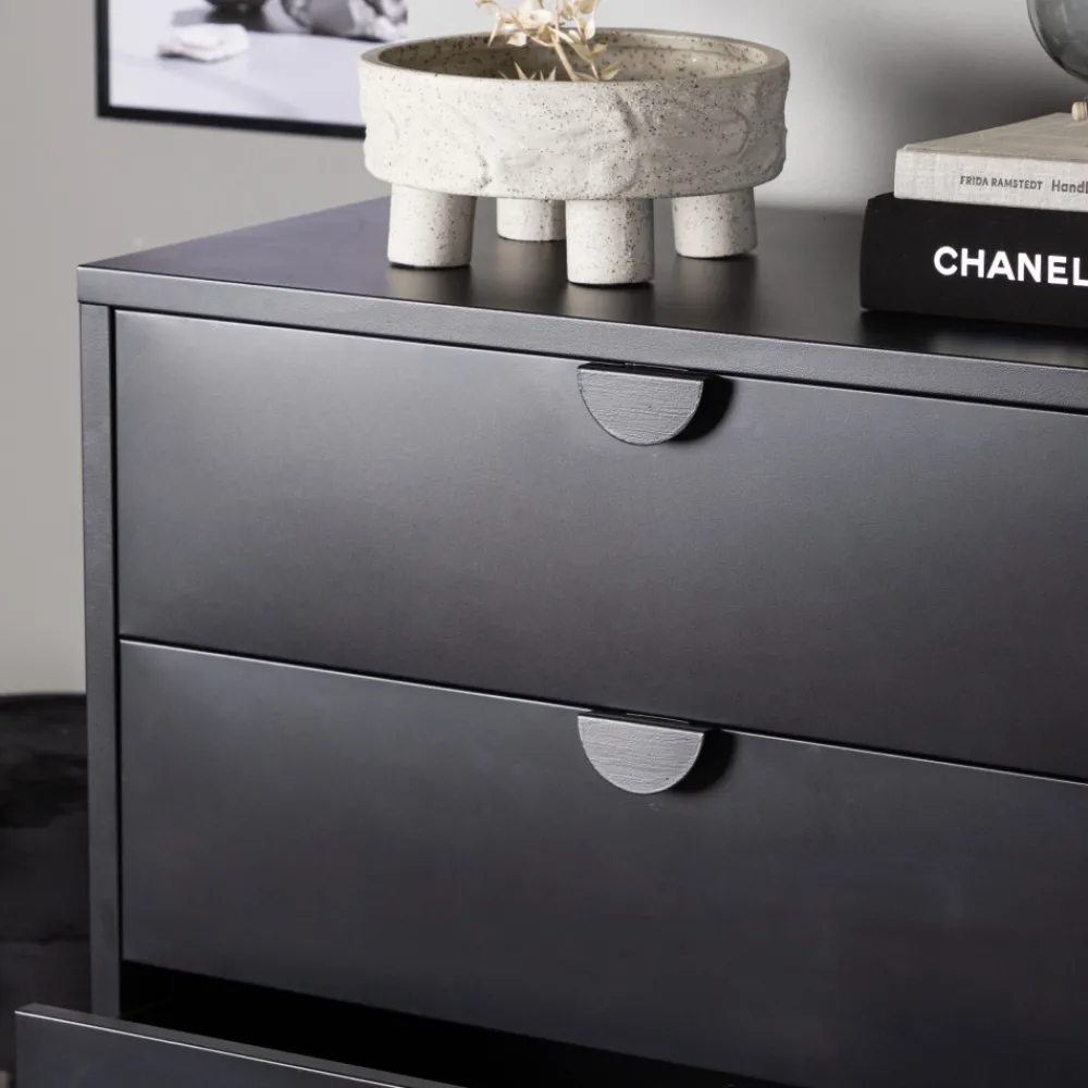 Venture Home PIRING Commode 4 tiroirs en métal L78cm