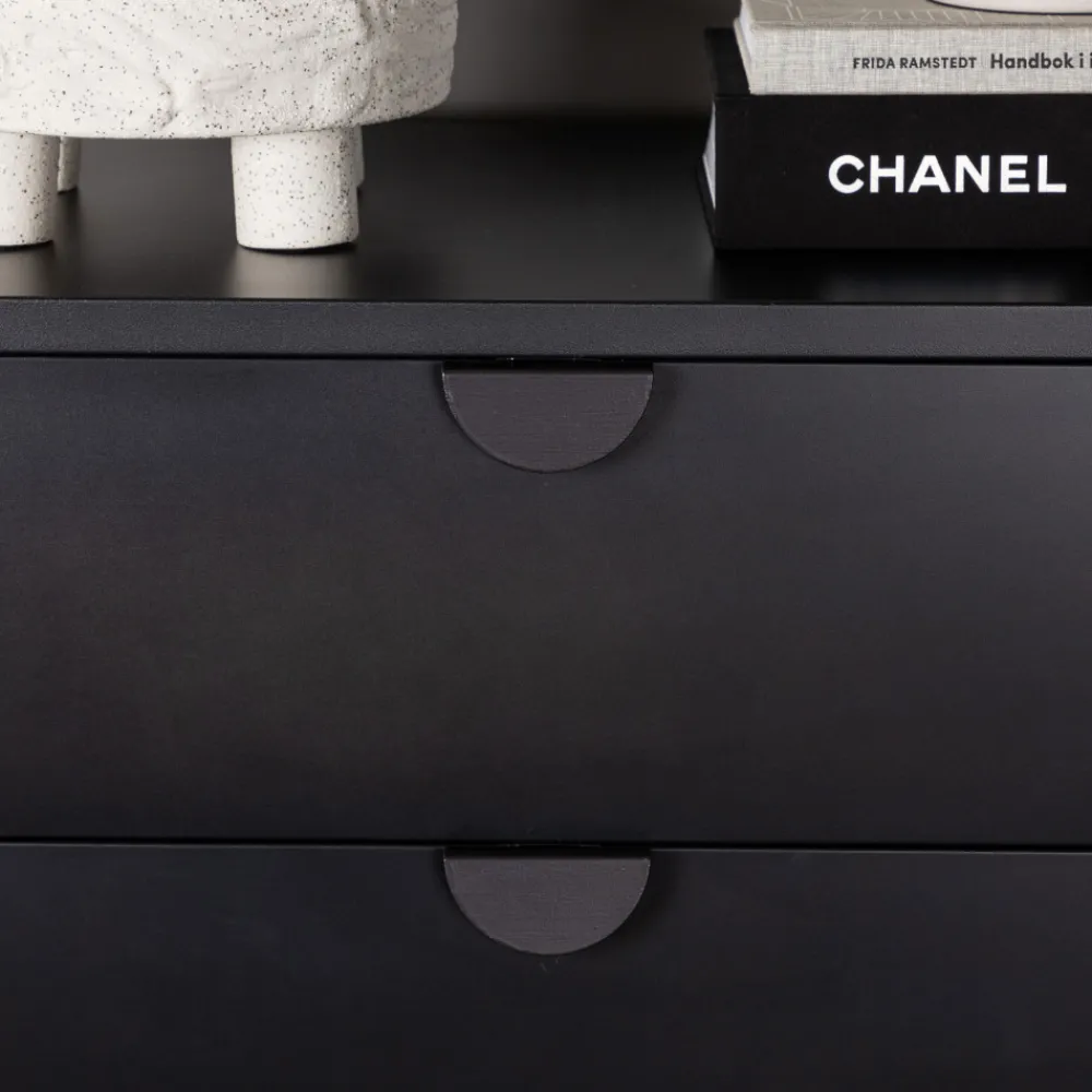 Venture Home PIRING Commode 4 tiroirs en métal L78cm