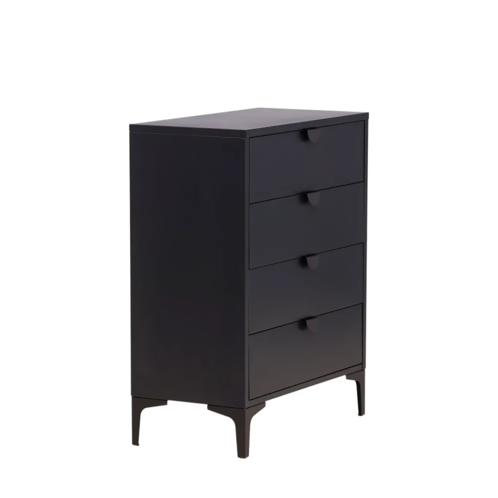 Venture Home PIRING Commode 4 tiroirs en métal L78cm