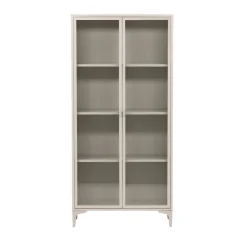 Venture Home PIRING Vaisselier 2 portes en verre et métal H190cm