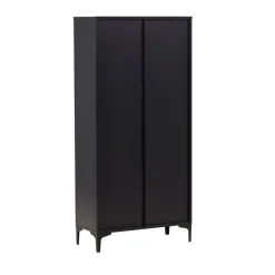 Venture Home PIRING Vaisselier 2 portes en verre et métal H190cm