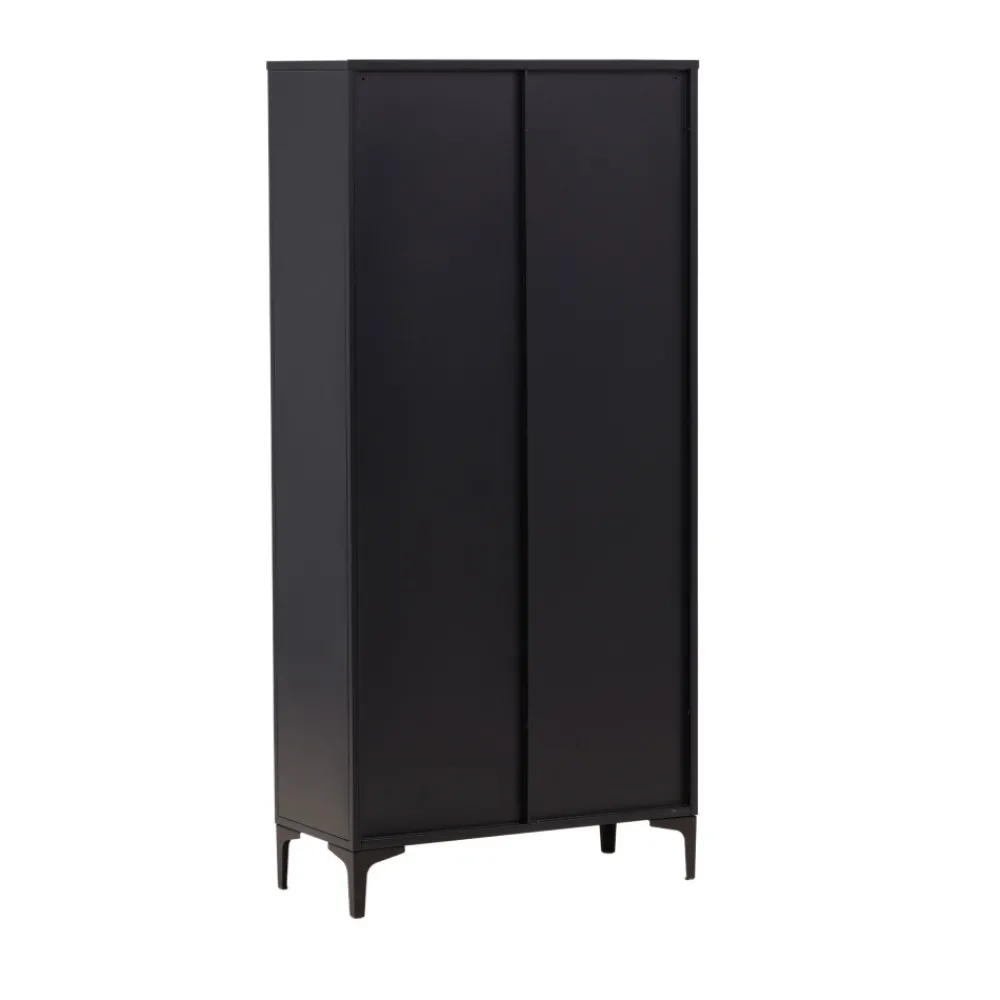 Venture Home PIRING Vaisselier 2 portes en verre et métal H190cm