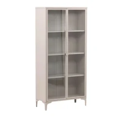 Venture Home PIRING Vaisselier 2 portes en verre et métal H190cm