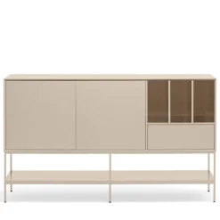 Teulat PLATT Buffet 2 portes en bois et métal L166 cm