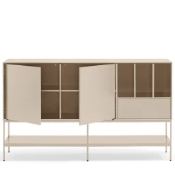 Teulat PLATT Buffet 2 portes en bois et métal L166 cm