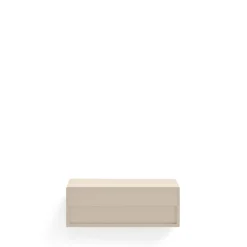 Teulat PLATT Table de chevet 1 tiroir murale en bois