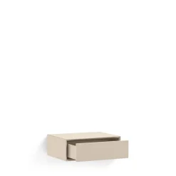 Teulat PLATT Table de chevet 1 tiroir murale en bois