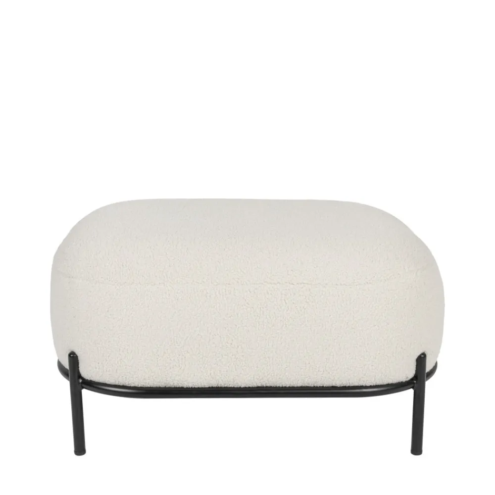 No name POLLYRepose-pieds en tissu bouclette